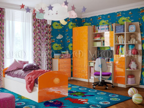 Детская комната Юниор-2 Оранжевый металлик в Кировграде - kirovgrad.magazinmebel.ru | фото