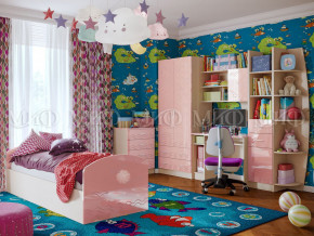 Детская комната Юниор-2 Розовый металлик в Кировграде - kirovgrad.magazinmebel.ru | фото