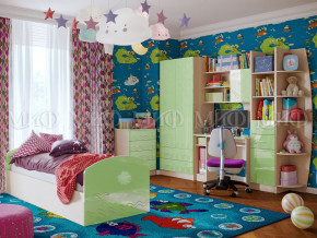 Детская комната Юниор-2 Салатовый металлик в Кировграде - kirovgrad.magazinmebel.ru | фото