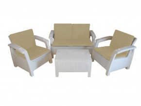 Комплект уличной мебели Yalta Premium Terrace Set белый в Кировграде - kirovgrad.magazinmebel.ru | фото