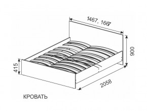 Кровать 1600х2000 ортопедическое основание в Кировграде - kirovgrad.magazinmebel.ru | фото