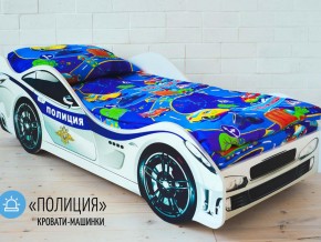 Кровать детская машина Полиции в Кировграде - kirovgrad.magazinmebel.ru | фото