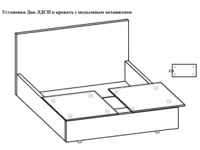 Кровать Феодосия норма 180 с механизмом подъема и дном ЛДСП в Кировграде - kirovgrad.magazinmebel.ru | фото - изображение 5