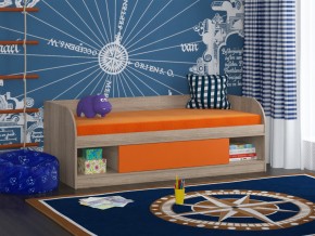Кровать Соня 4 сонома-оранжевый в Кировграде - kirovgrad.magazinmebel.ru | фото
