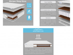 Матрас Sleep Nova шириной 1400 мм в Кировграде - kirovgrad.magazinmebel.ru | фото - изображение 2