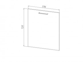 П 60 Комплект для посудомоечной машины 600 мм (цоколь + фасад) ЛДСП в Кировграде - kirovgrad.magazinmebel.ru | фото