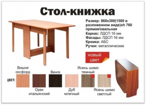 Прямой стол-книжка венге в Кировграде - kirovgrad.magazinmebel.ru | фото - изображение 2