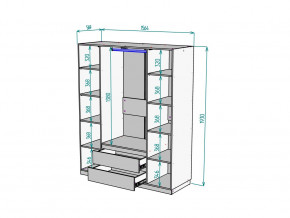 Шкаф Malta light H302 Белый в Кировграде - kirovgrad.magazinmebel.ru | фото - изображение 2