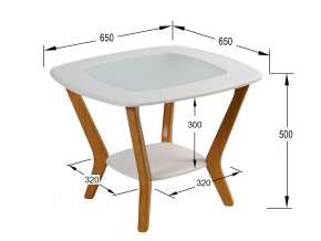 Стол журнальный Мельбурн Белый в Кировграде - kirovgrad.magazinmebel.ru | фото - изображение 2